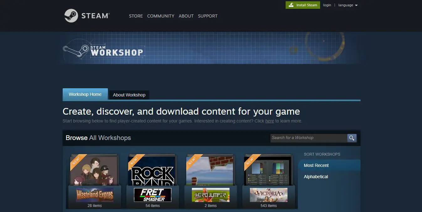 how to download steam workshop maps for gog